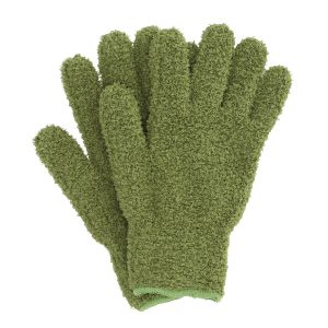 Gants anti-poussière plantes vert