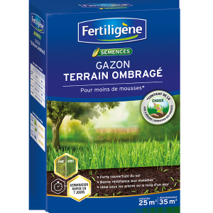 Gazon terrain ombragé 875G – 35m²