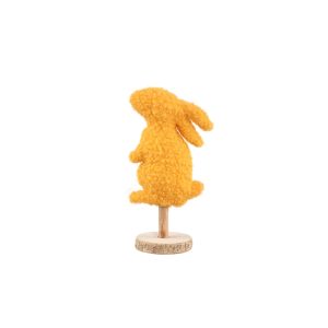 Lapin en bouclette jaune