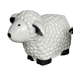 MOUTON CERAMIQUE NOIR/BLANC