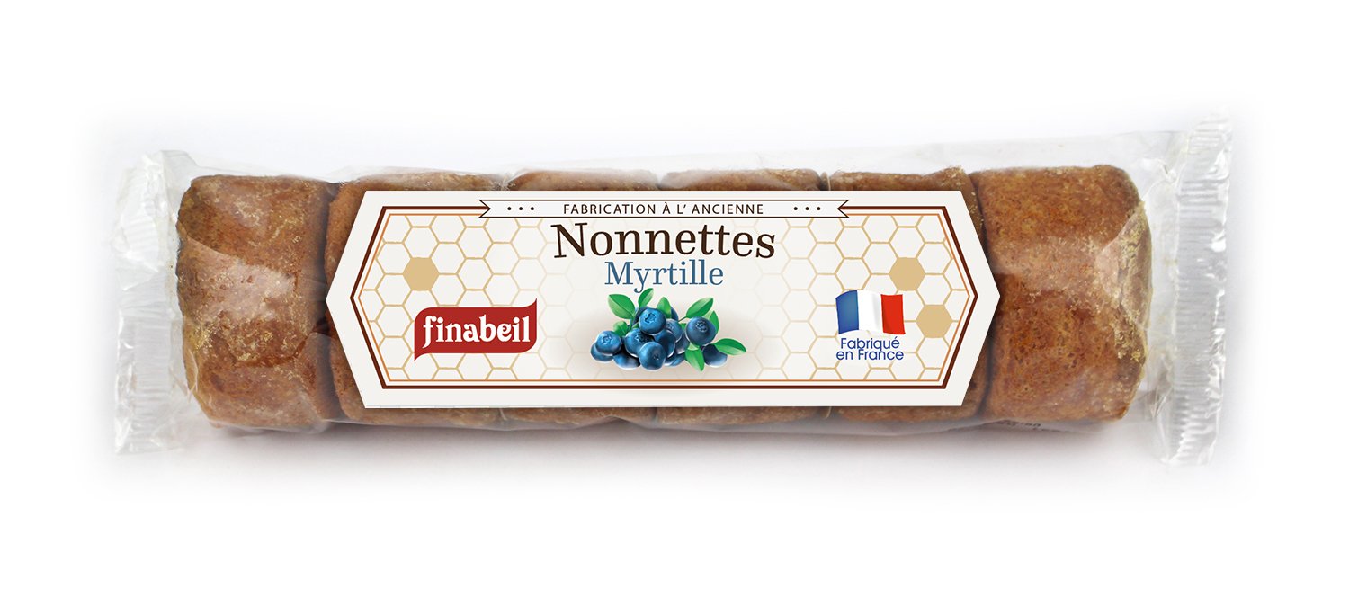 Nonnettes fourrées myrtille x 6