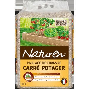 Paillage carré potager 30L
