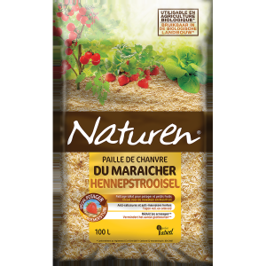 Paillage du maraicher, paille de chanvre 100L