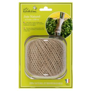Pelote 200 g jute ø2mm ±150m – couleur naturel s/grande coque
