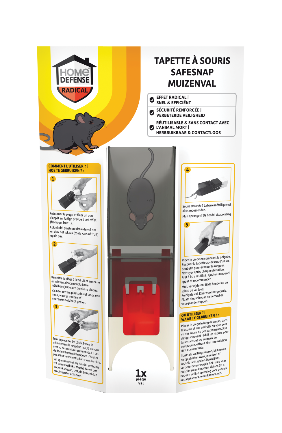 Piège souris nouvelle génération