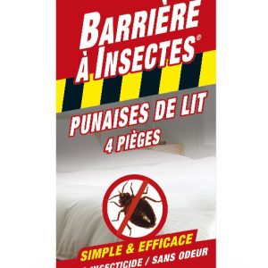 Pièges collants anti-punaises de lit – Etui de 4 pièges
