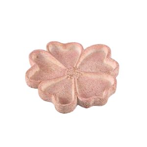 Plateau en ciment fleur Alyzza rose