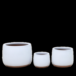 POT CERAMIQUE BLANC ADANA