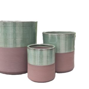 POT CERAMIQUE VERT DIABOLO