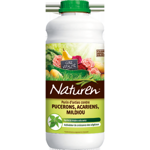 Purin d&rsquo;orties concentré contre pucerons, acariens,mildiou 1L