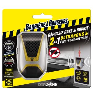 Répulsif ultrasons & électromagnétique rats et souris