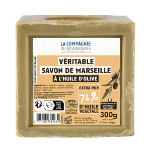 Savon de Marseille SANS HUILE DE PALME – 300 g
