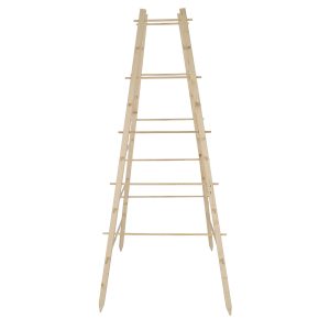 Support plantes bois pyramide