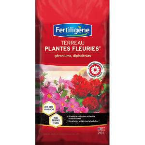 Terreau plantes fleuries et géraniums 20L