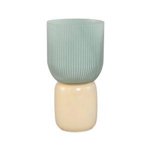 Vase Alayna vert avec lampe