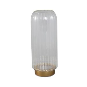 Vase doré LED taille M