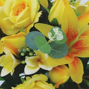 BOUQUET FUNERAIRE H41DM40CM