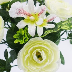 BOUQUET FUNERAIRE H42DM30CM