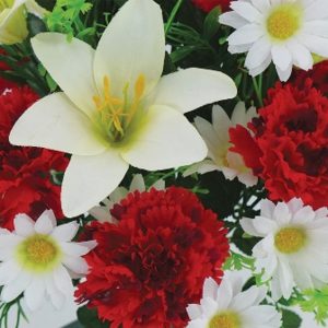 BOUQUET FUNERAIRE H44DM38CM