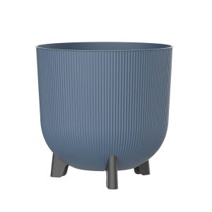 Cache-pot IRIS  à pieds Bleu jean