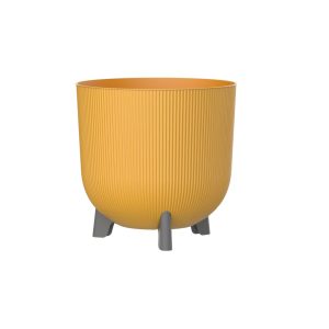 Cache-pot IRIS à pieds Curcuma