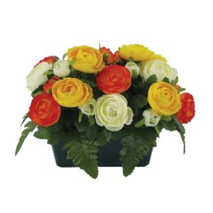 JARDINIERE H19X28 COULEURS MELANGEES