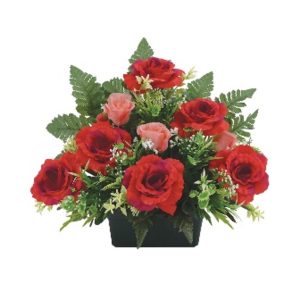 JARDINIERE H37X45CM ROUGE