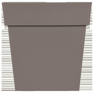 Pot carré TOSCANE Taupe