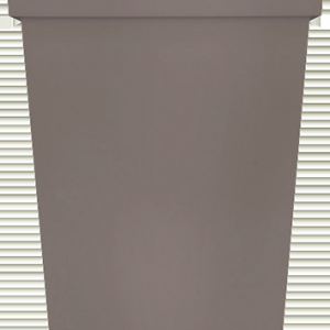 Pot haut carré TOSCANE Taupe