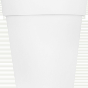 Vase rond haut TOSCANE Blanc