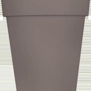 Vase rond haut TOSCANE Taupe