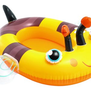 Bateau en forme d’avion, abeille, otarie