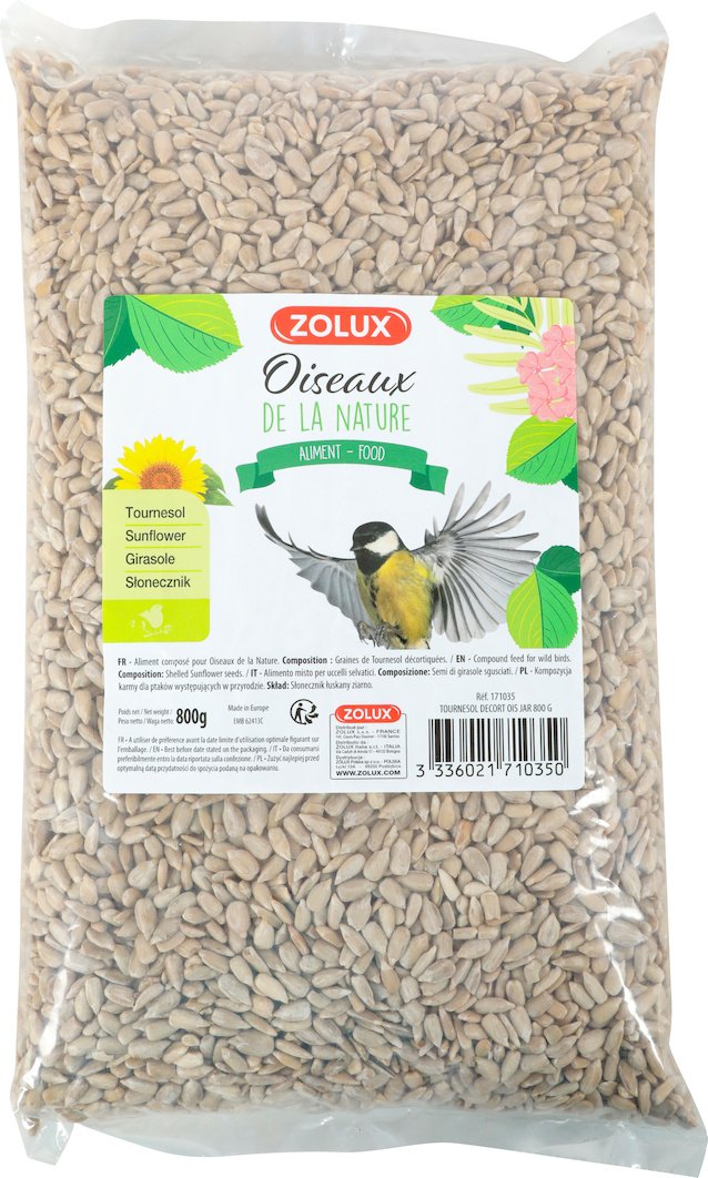 TOURNESOL DECORTIQUE OISEAU JARDIN 800GR