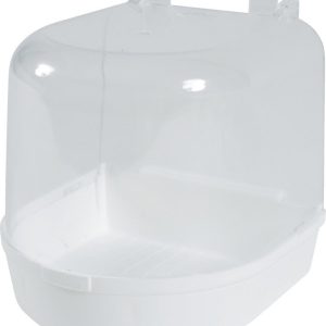 BAIGNOIRE EXTERIEURE OISEAU FOND BLANC