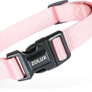COLLIER NYLON CLASSE ROSE
