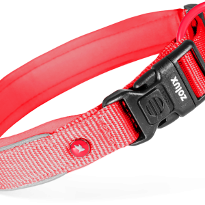 COLLIER Nylon premium Rouge