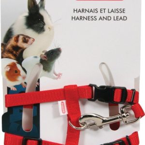 KIT HARNAIS PETIT MAMMIFERE ROUGE