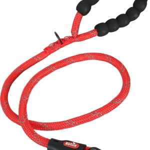 LAISSE CORDE ROUGE 13MM