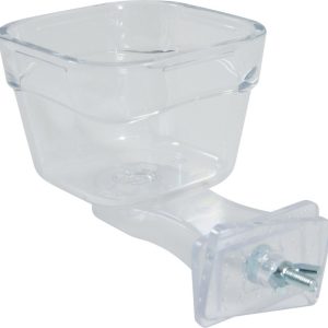 MANGEOIRE PERROQUET TRANSPARENTE M