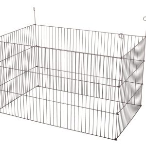 PARC METAL EXT RECTANGLE 100 GRIS