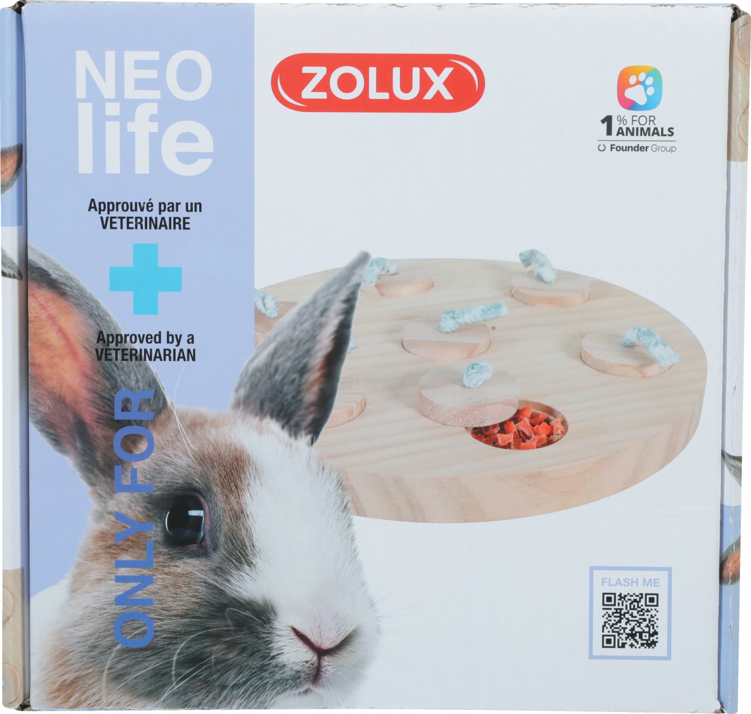 PLATEAU FRIANDISES BOIS LAPIN NLIFE – Image 2