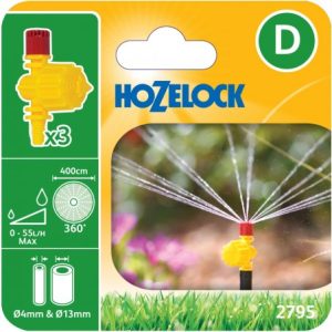 3 Asperseurs Vari-Jets™ réglables