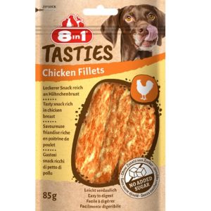 8IN1 TASTIES CHICKEN FILLETS 85G