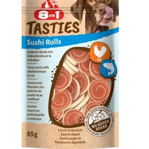 8IN1 TASTIES SUSHI ROLLS 85G
