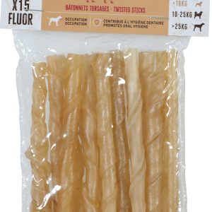 BATONNETS TORSADES FLUOR 9/10MM X15