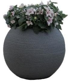 Boule striée grise