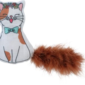 CHATOUILLE CHAT FLEUR