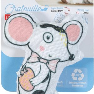 CHATOUILLE SOURIS FRAISE