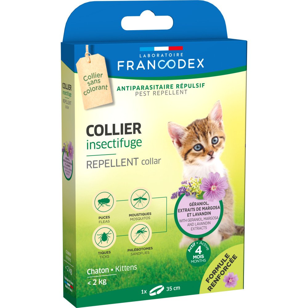COLLIER INSECTIFUGE CHATON