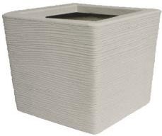 Cube strié SHABBY lin